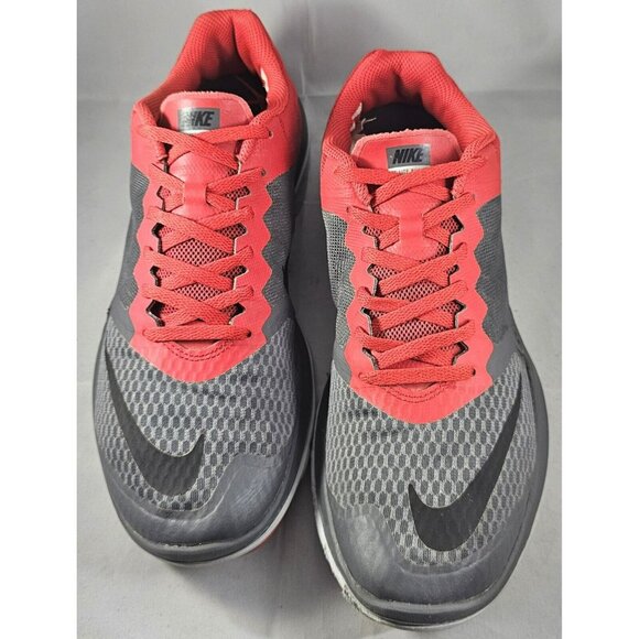 Nike Men's FS Lite Run 3 Grey/Red/White Running Sneaker Size 11 W/ Flaw See Pic - Picture 12 of 14